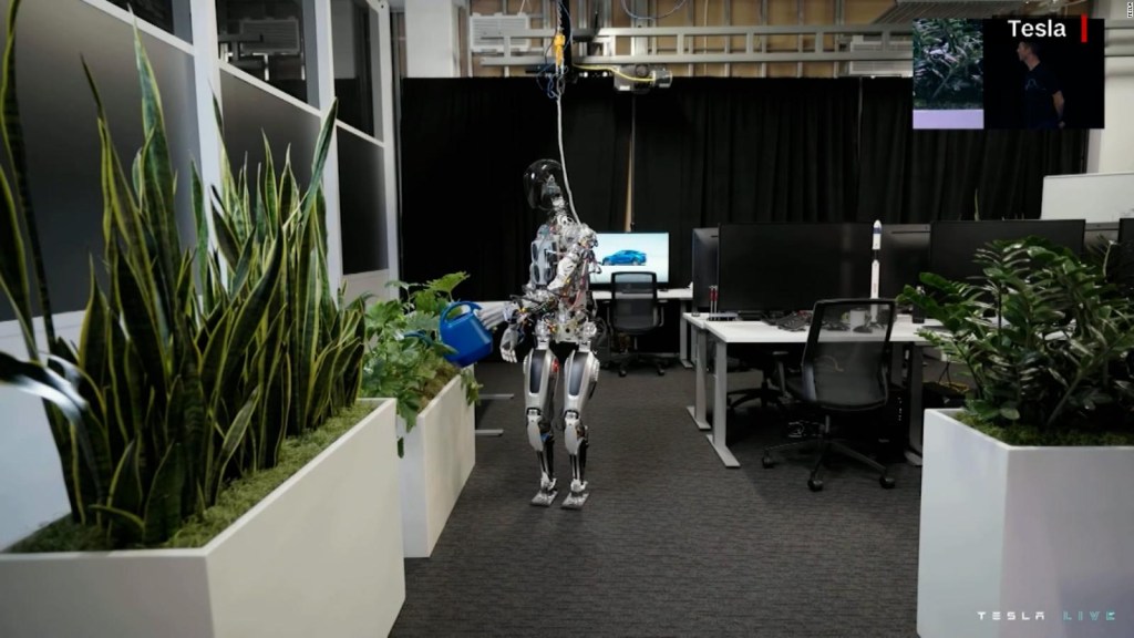 Conoce a Optimus, el robot humanoide de Tesla