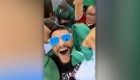 Entre brincos y alegría celebran los saudíes ganarle a Argentina