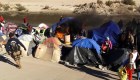 Desalojan campamento de migrantes venezolanos