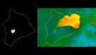 Así se ve la erupción del Mauna Loa desde el espacio