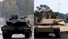 Conoce la capacidad militar de los tanques Abrams y Leopard 2