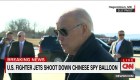 Biden dio la orden de derribar el supuesto globo espía de China