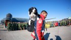 Así fue la llegada de los perros de rescate mexicanos a Turquía