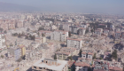 Vista aérea de ciudad en Turquía donde apenas quedan edificios en pie