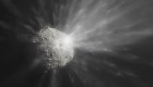 Ve la nube de escombros creada cuando una nave espacial golpeó intencionalmente un asteroide