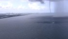 Imponente tromba marina se forma en las costas de la Florida