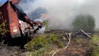 Nuevo ataque dentro de Rusia: tren de carga se prende en llamas