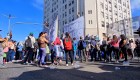 Acampes piqueteros frente a la Casa de Gobierno de Argentina
