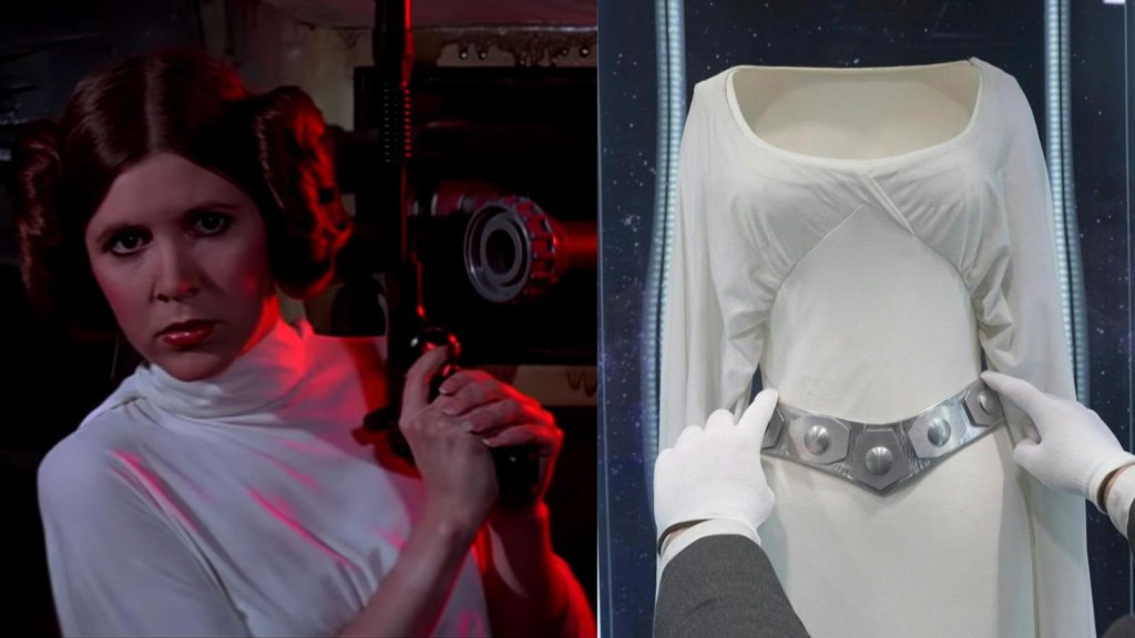 Subastarán el vestido que usó la princesa Leia en "Star Wars:A New Hope"