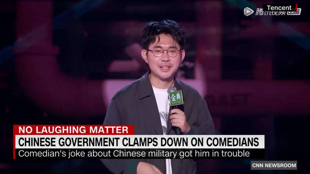 Chiste sobre el ejército de China lleva a una multa millonaria a un comediante