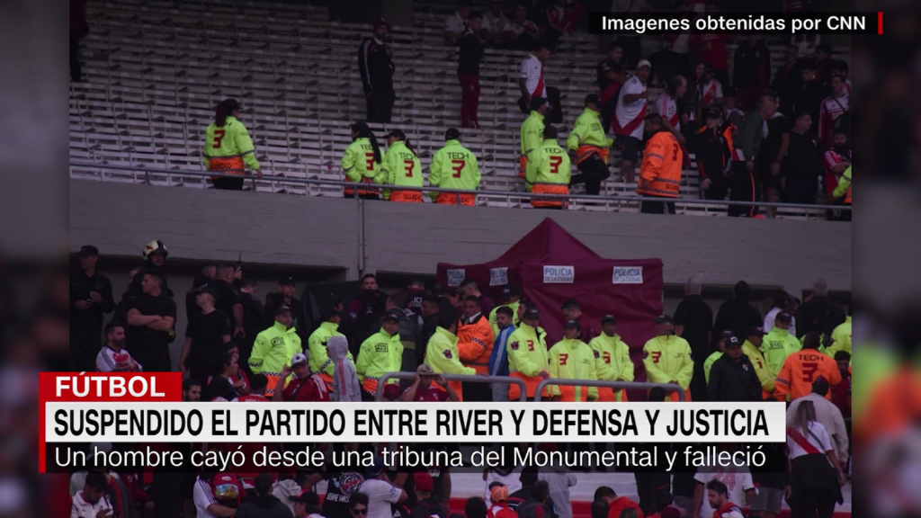 Falleció una persona en el estadio Monumental de River