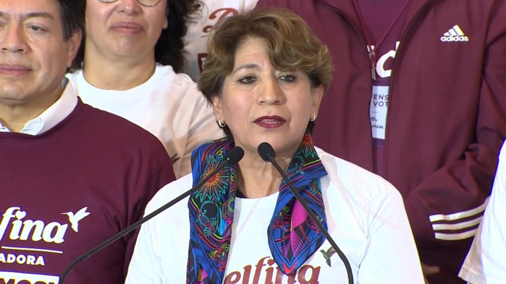 Delfina Gómez será la gobernadora del estado de México, según conteo rápido